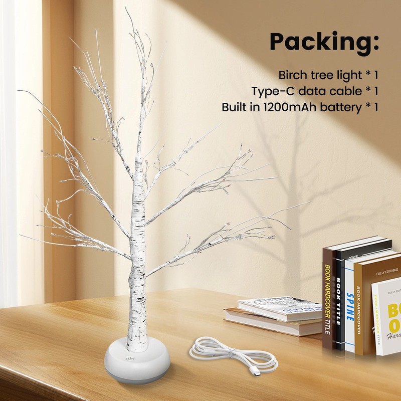 LED Birch Tree Light Waterproof Flexible Branch Indoor Outdoor Holiday Decor﻿ gallery