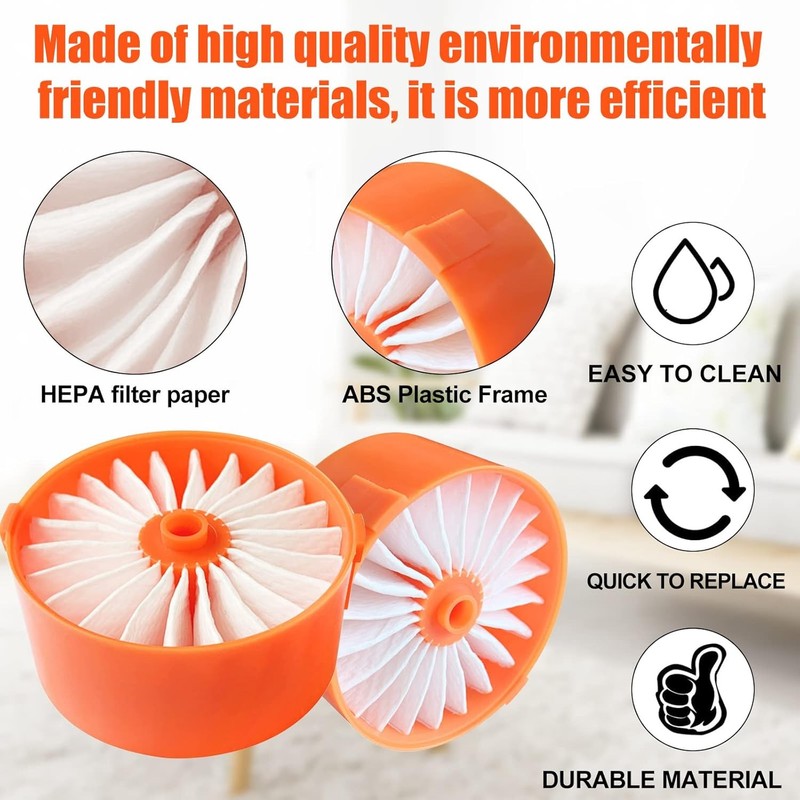 4 Pack Filter Element for BLACK DECKER POWERSERIES Cordless Stick Vacuum gallery