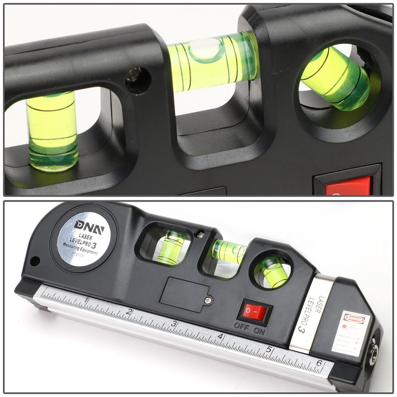 MULTIPURPOSE LD MEASURING HORIZONTAL VERTICAL HANDY LASER BUBBLE LEVEL+TRIPOD gallery