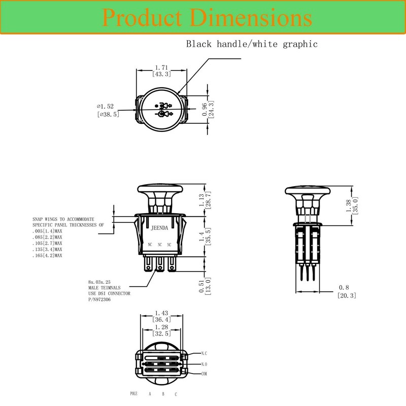 PTO Switch Compatible with Various Mower Models gallery