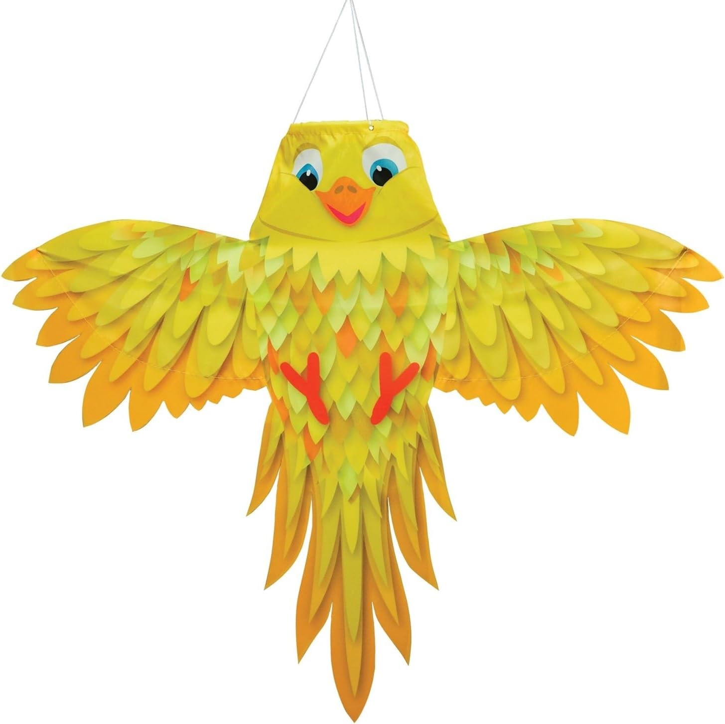 In the Breeze Yellow Bird Windsock #5274--24" Wide Colorfully Printed Windsock gallery