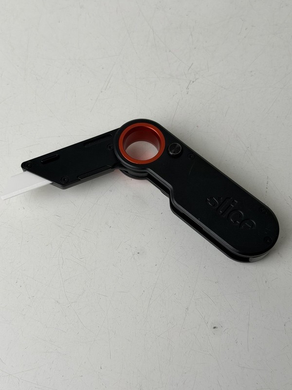 Slice Ceramic Utility Folding Box Knife Cutter Black Orange - USED gallery