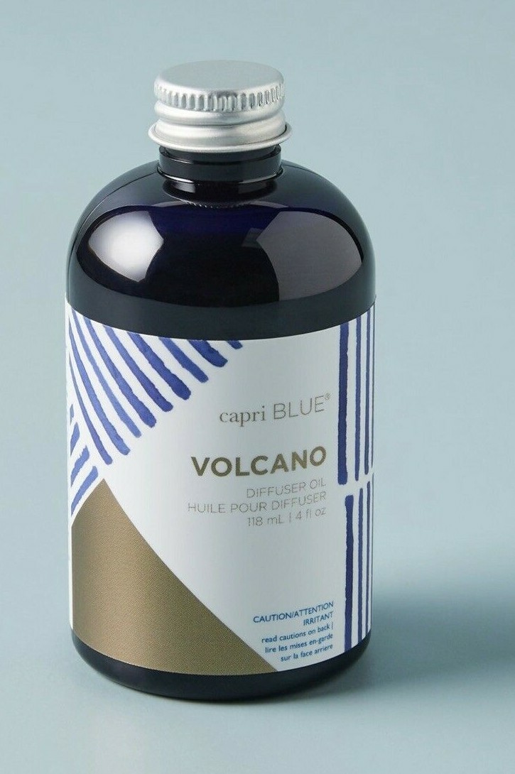 Blue Volcano Diffuser Oil Capri Blue Anthropologie 4oz Jar Refill gallery