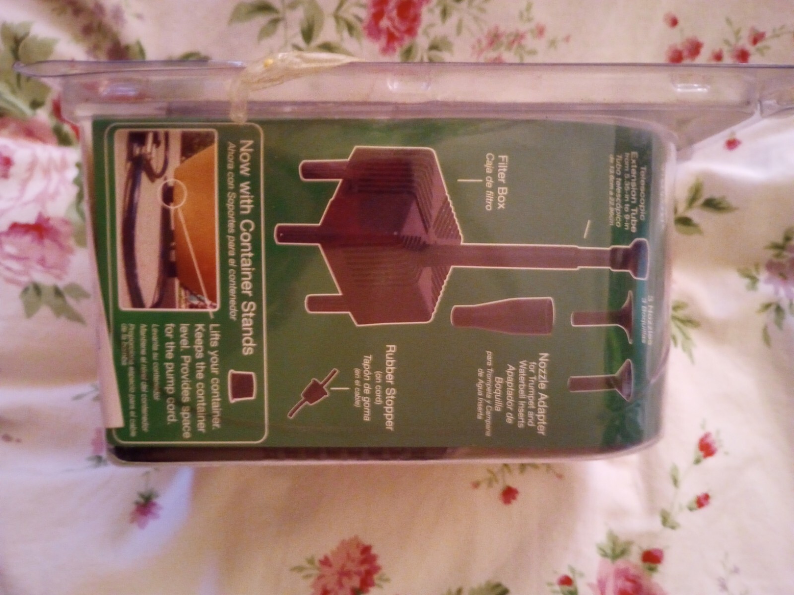 Smartpond Container Fountain Kit 74 GPH Pump, Filter Box Planter Model #52256 gallery