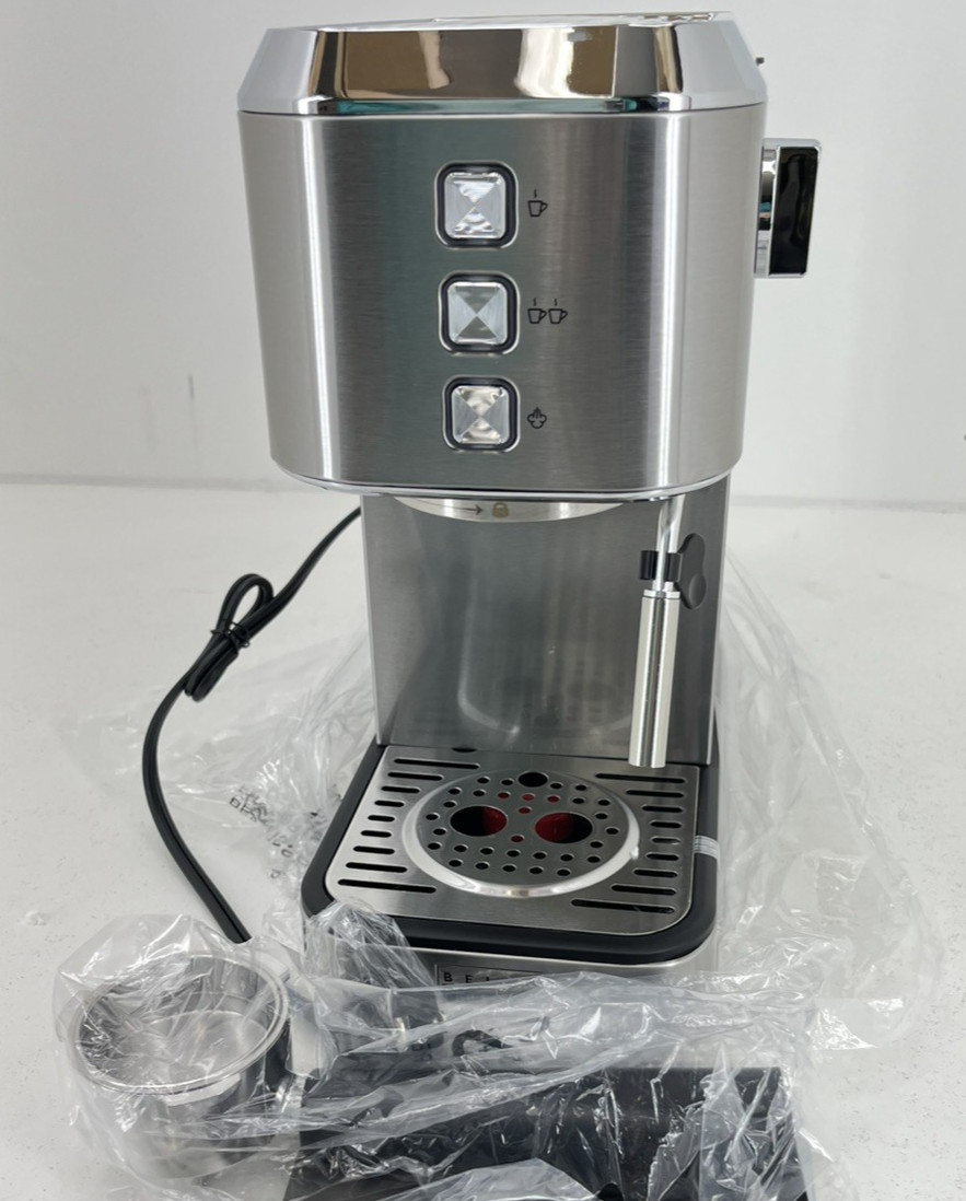 Bella Pro Series - Slim Espresso Machine w 20 Bars Pressure - Stainless Steel OB gallery