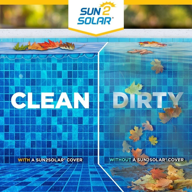 Sun2Solar 1200 Series Rectangle Swimming Pool Solar Cover Blanket - Choose Size gallery