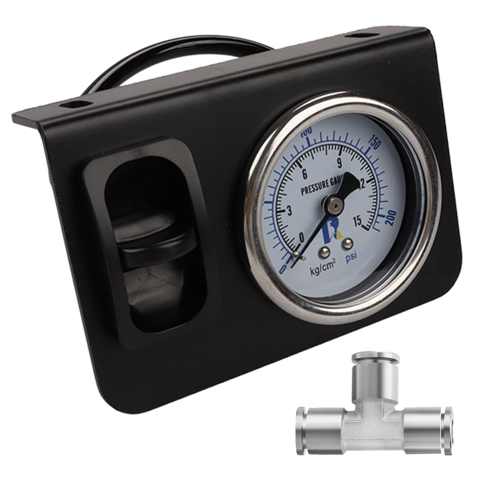 in Cab Single Air Gauge Control Kit with Paddle Switch for Air Suspension Kit gallery