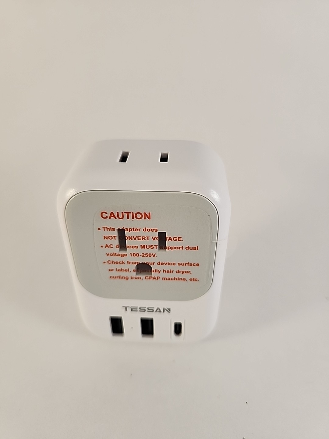 4 Outlet 3USB Power Plug Adapter for US Travel to Spain Italy Greece Europe gallery