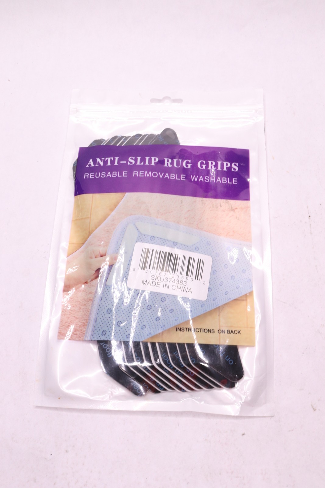 (12-Pk) Fox Valley Traders Anti-Slip Rug Grips gallery
