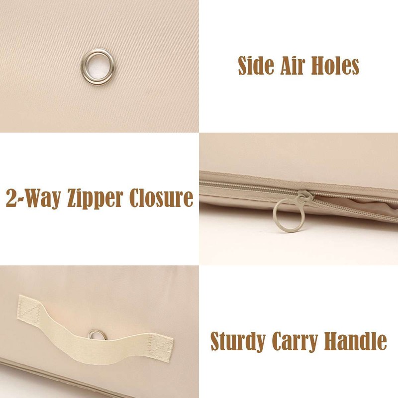 Space Saving Self Compression Organizer Waterproof Dustproof Zipper Storage Bags gallery