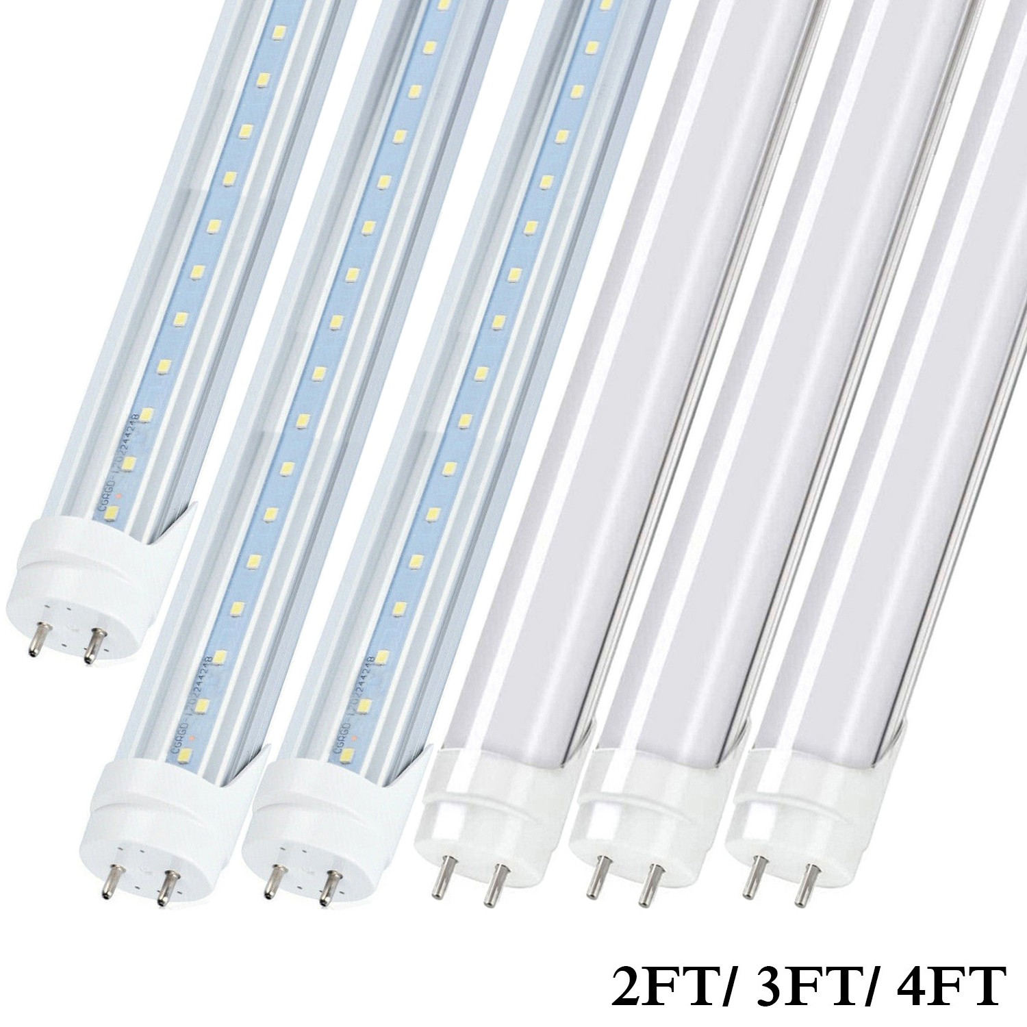 4//16/24 Pack 3FT 4FT LED Tube Light Bulbs T8 Shop Bi-Pin G13 22W 2500LM 6500K gallery