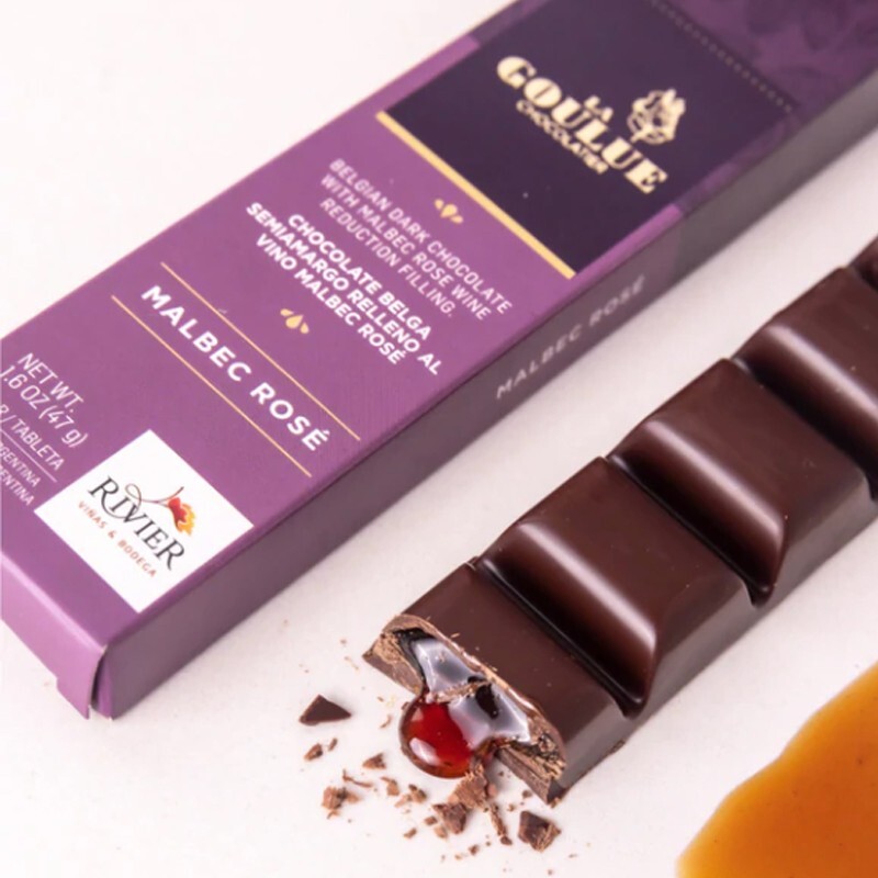 6 Chocolate Bars + 4 Chocolate Tablets + Malbec Joven Jean Rivier gallery