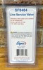 6-Pak Supco SF8404 Line Service Valve 1/4" Male Flare 1/4" x 2" w/Cap & Core gallery