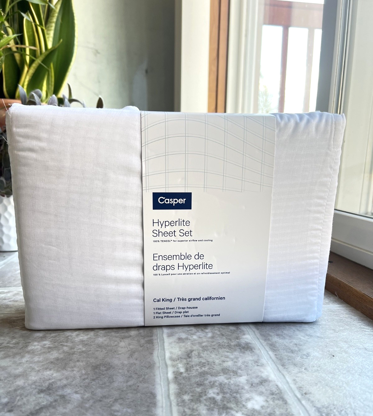 Casper Hyperlite Sheet Set (White 100% Lyocell) - Cal King gallery