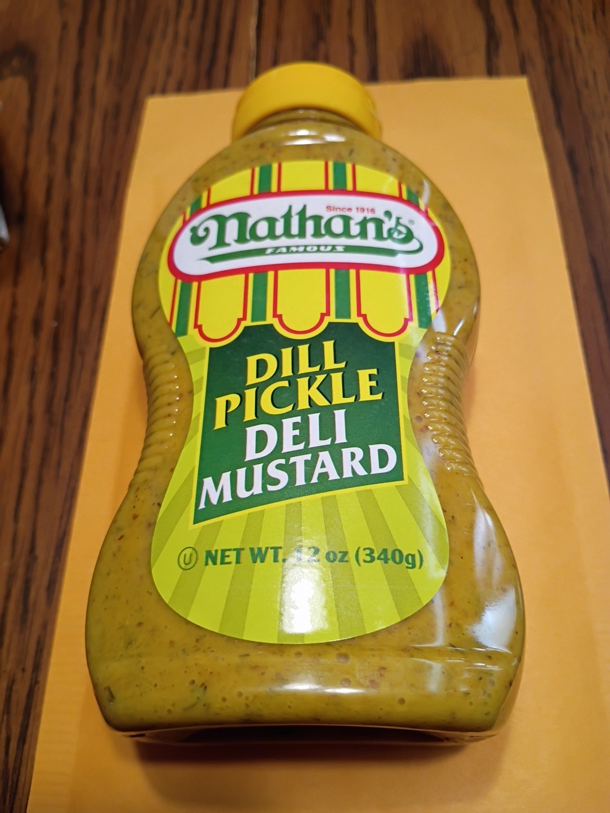 Nathan's Dill Pickle Deli Mustard Expires 06/11/2027 Kosher 12 oz 340g Condiment gallery