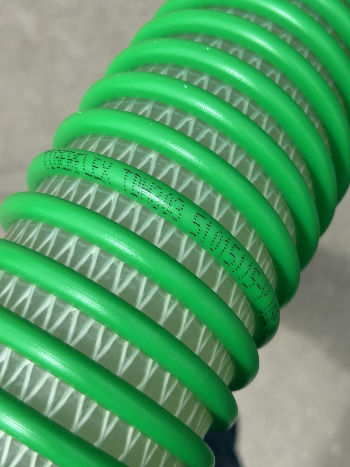 15ft Tigerdrop 3 in TDH Clear Fuel Drop Hose Assemblies w Part C Female Couplers gallery
