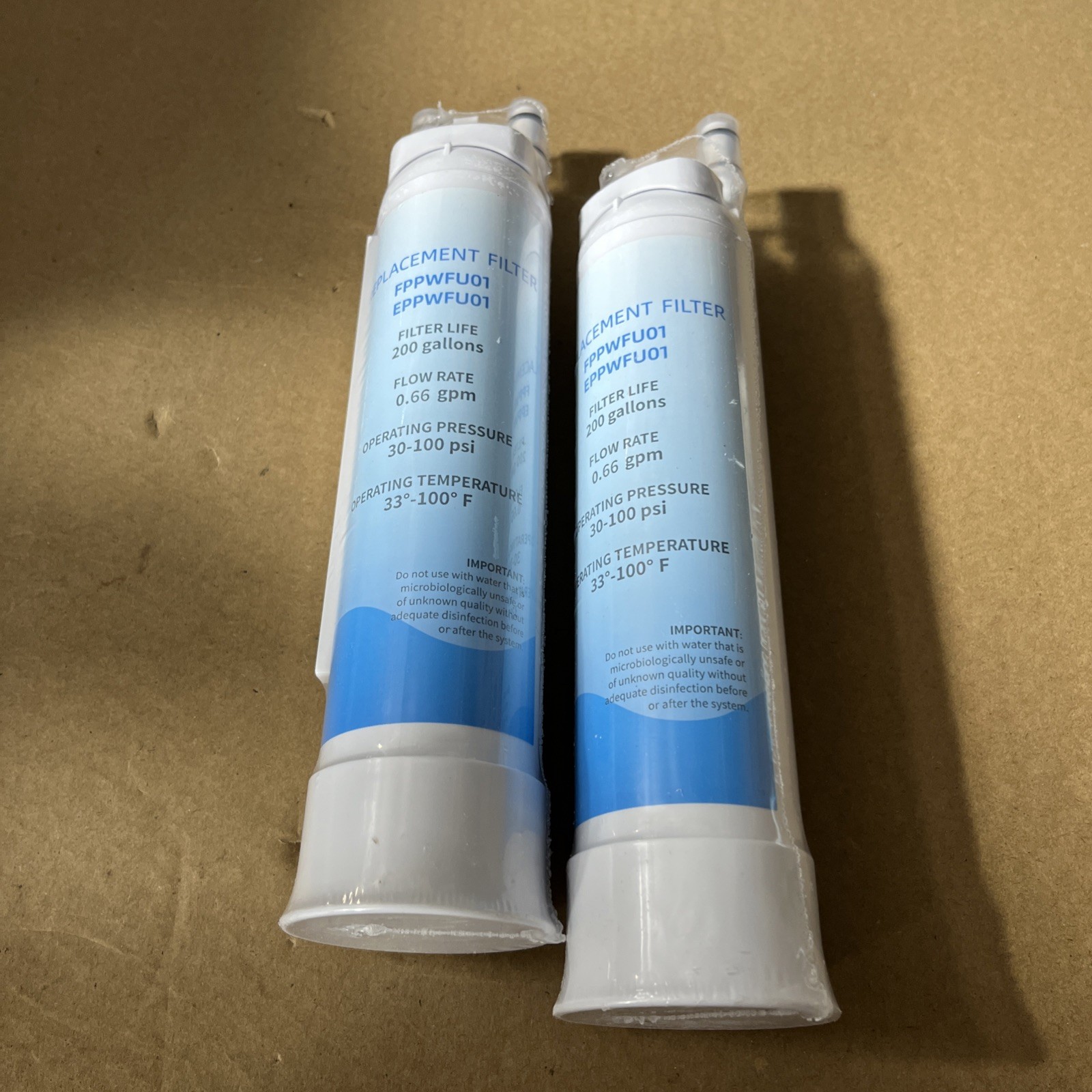 2 Pack Environment Friendly FPPWFU01 Eppwfu01 Replacement Filter New gallery