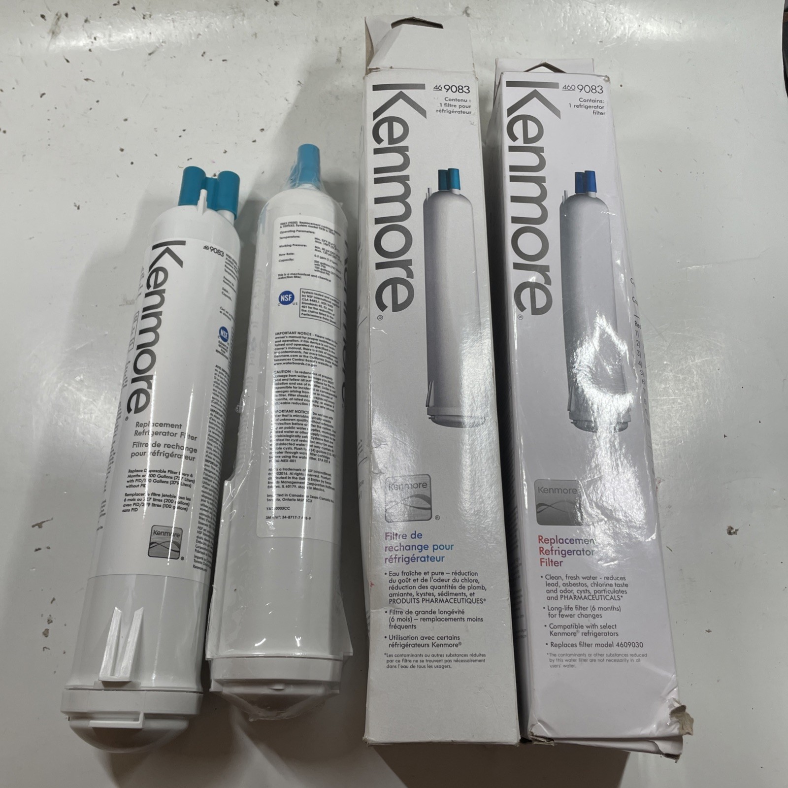 (4) (READ DESCRIPT) Genuine Kenmore Refrigerator Water Filter 460-9083 46-9083 gallery