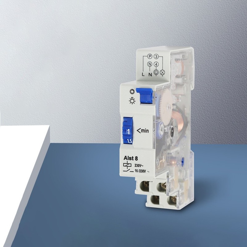 Mechanical Timer Switch for relay 230V for Stairway Light with DIN Rail Fix gallery