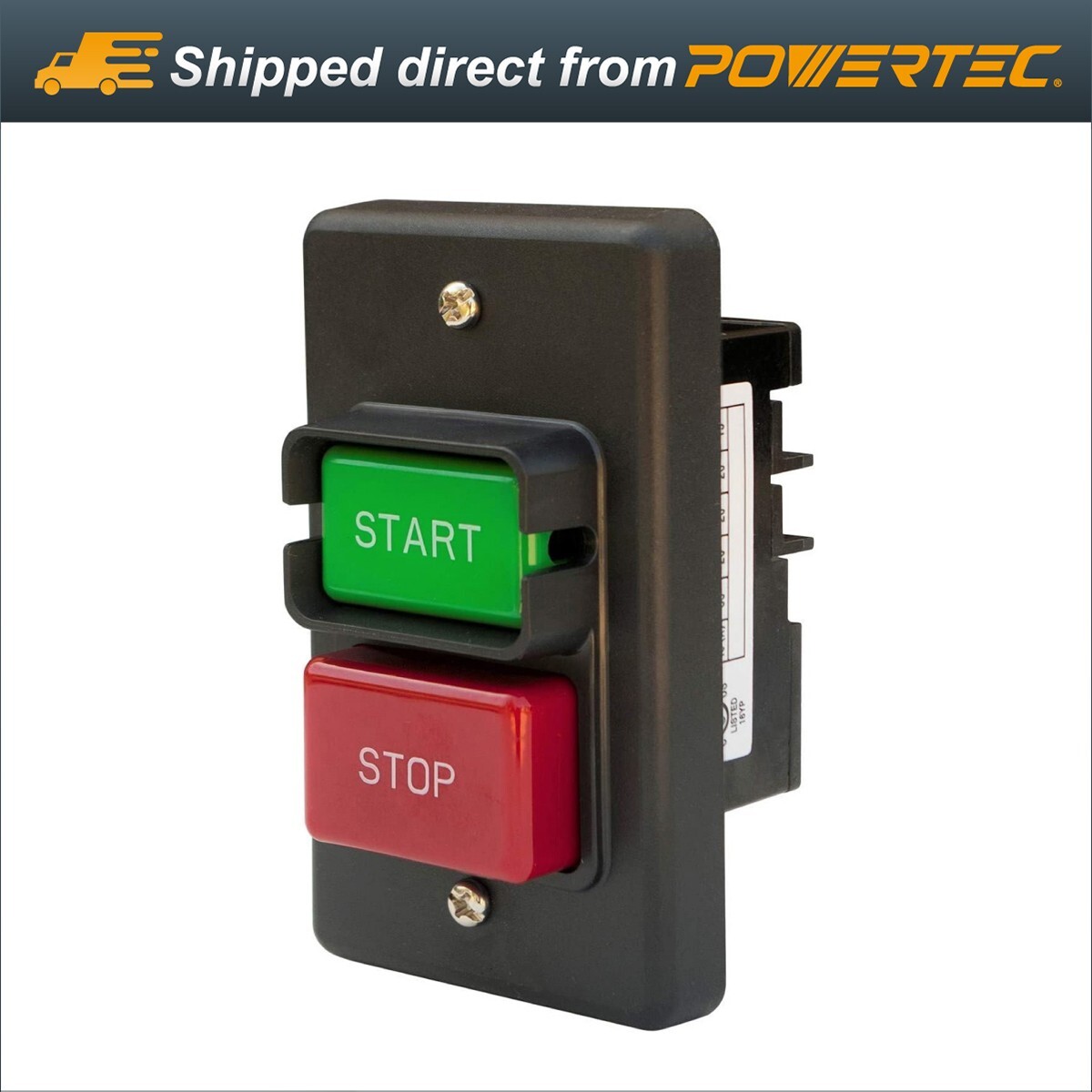 POWERTEC 110/220V Single Phase On/Off Switch, 3HP, fits Table Saw, etc (71008) gallery