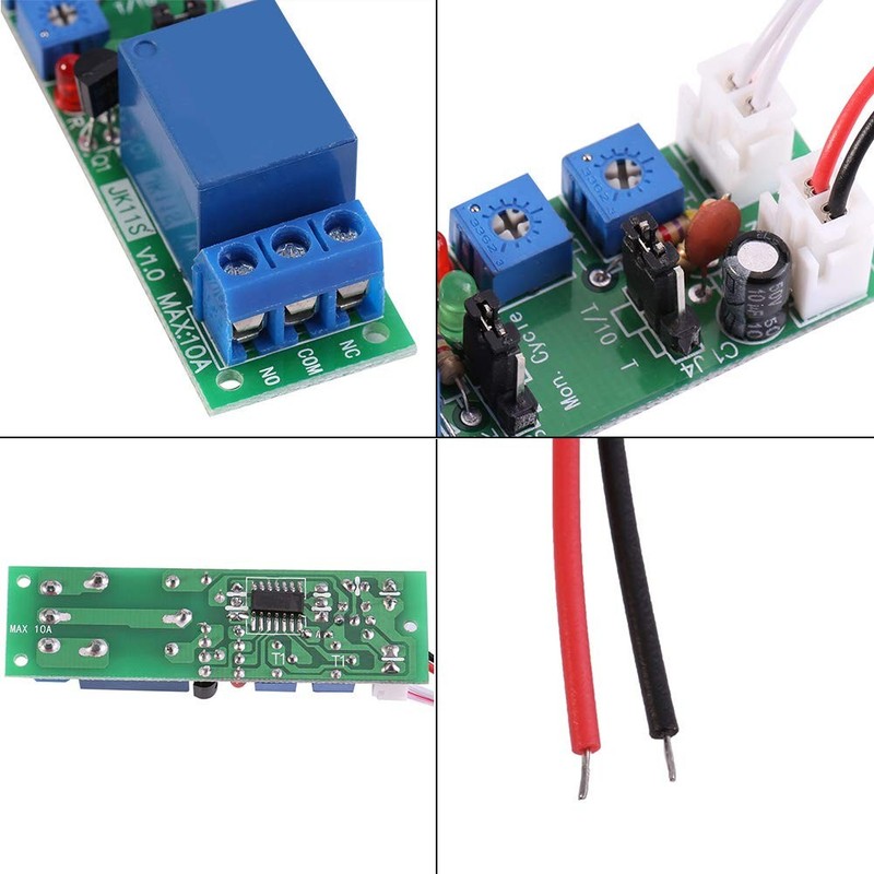 Delay Relay Module DC12V 0-120min Adjustable Timer On/Off Time Delay Relay Ti... gallery