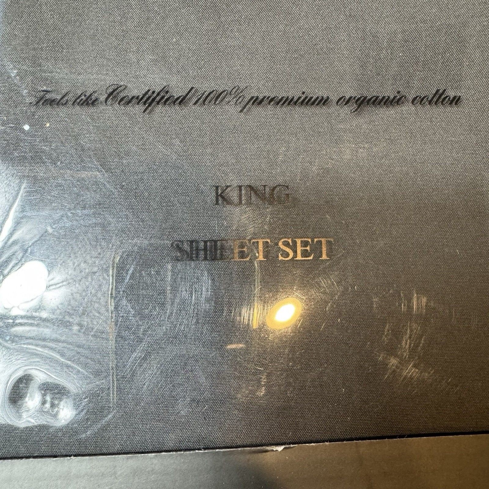 Tree Organic- 2000 Organic Sheet Set Solid Dark Gray Size Full 18" corners 4 PC gallery