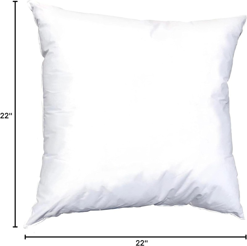 Synthetic Down Pillow Insert - 22x22 Down Alternative, Ultra Soft Large Squar... gallery