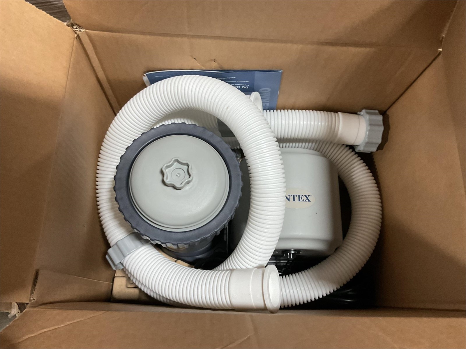 Intex 1500 GPH Easy Set Above Ground Swimming Pool Pump Filter System (Open Box) gallery