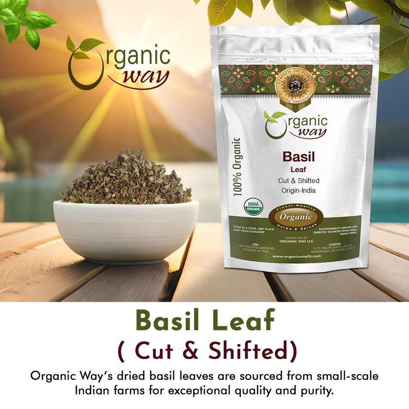 Basil leaf cut and sifted gallery