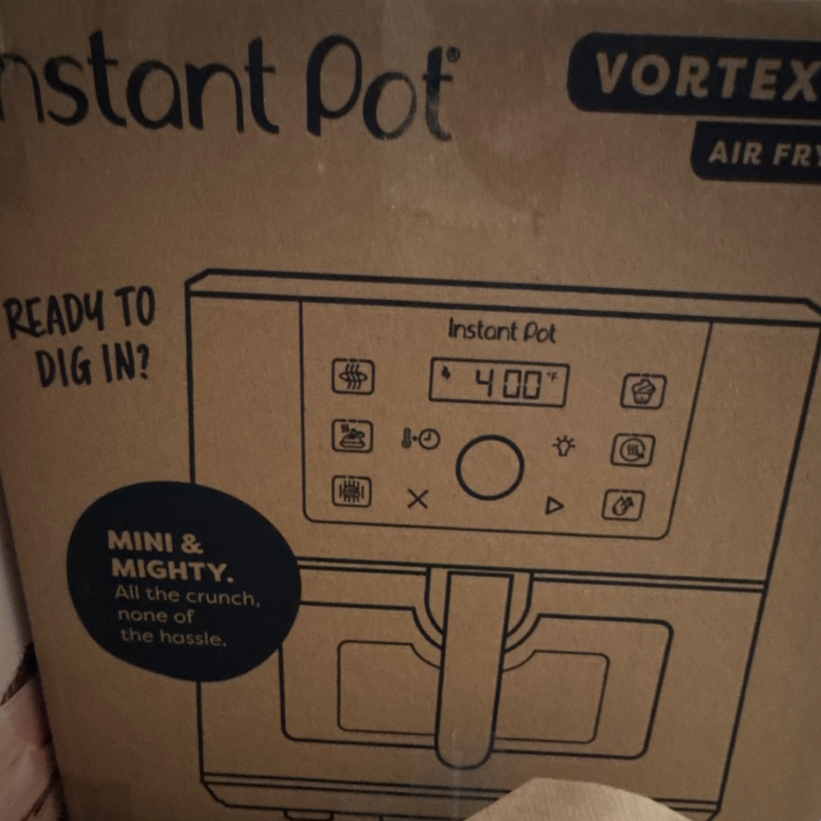 Instant Pot Vortex Air Fryer Mini Compact Design 400°F Maximum Temperature gallery