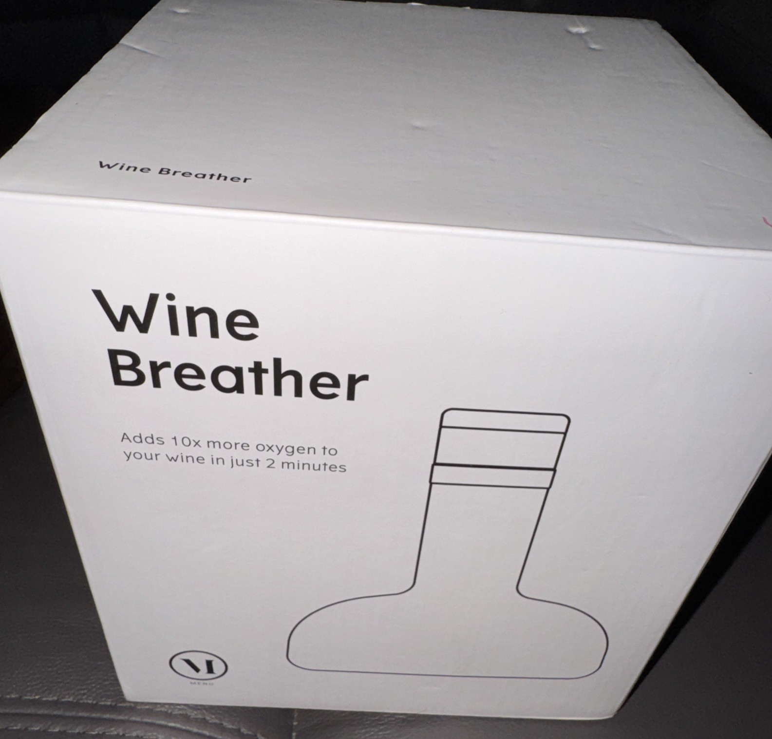 Carafe Wine Breather/Aerator Menu Design 10X More Oxygen in 2 Minutes gallery