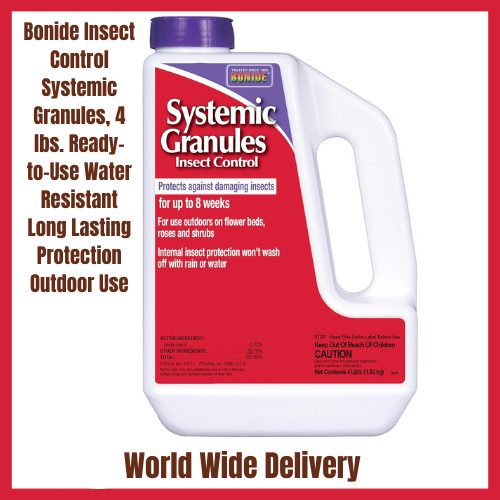 Bonide Insect Control Systemic Granules Ready-to-Use Water Resistant 4 lbs gallery