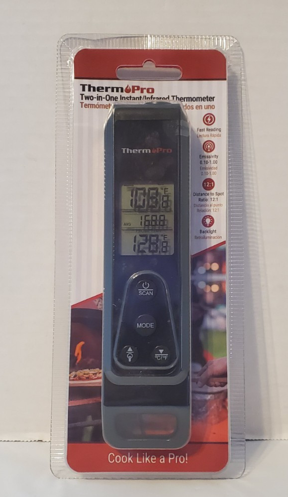 ThermoPro 2-in-1 Instant/Infrared Meat Thermometer For Grill TP420W gallery