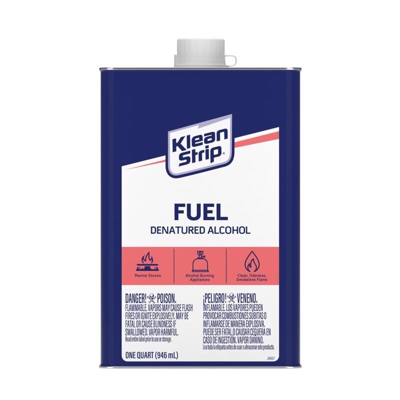 Klean Strip Denatured Alcohol Clean Burning Fuel 1 quart Marine Clean Burning gallery