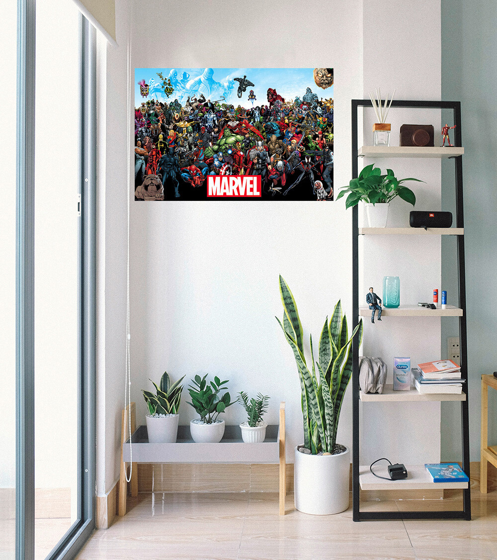 The Marvel Comics Universe - Comic Poster / Print (All Characters) gallery