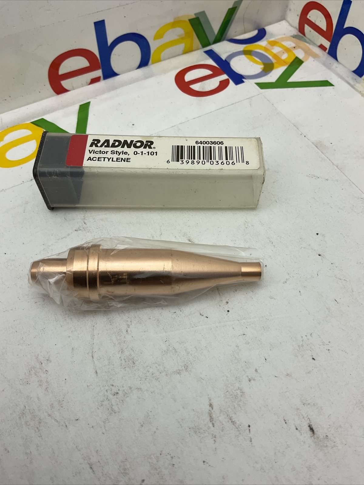 Radnor 1-101 #0 Victor® Style Single Piece Acetylene Cutting Tip 64003606 gallery
