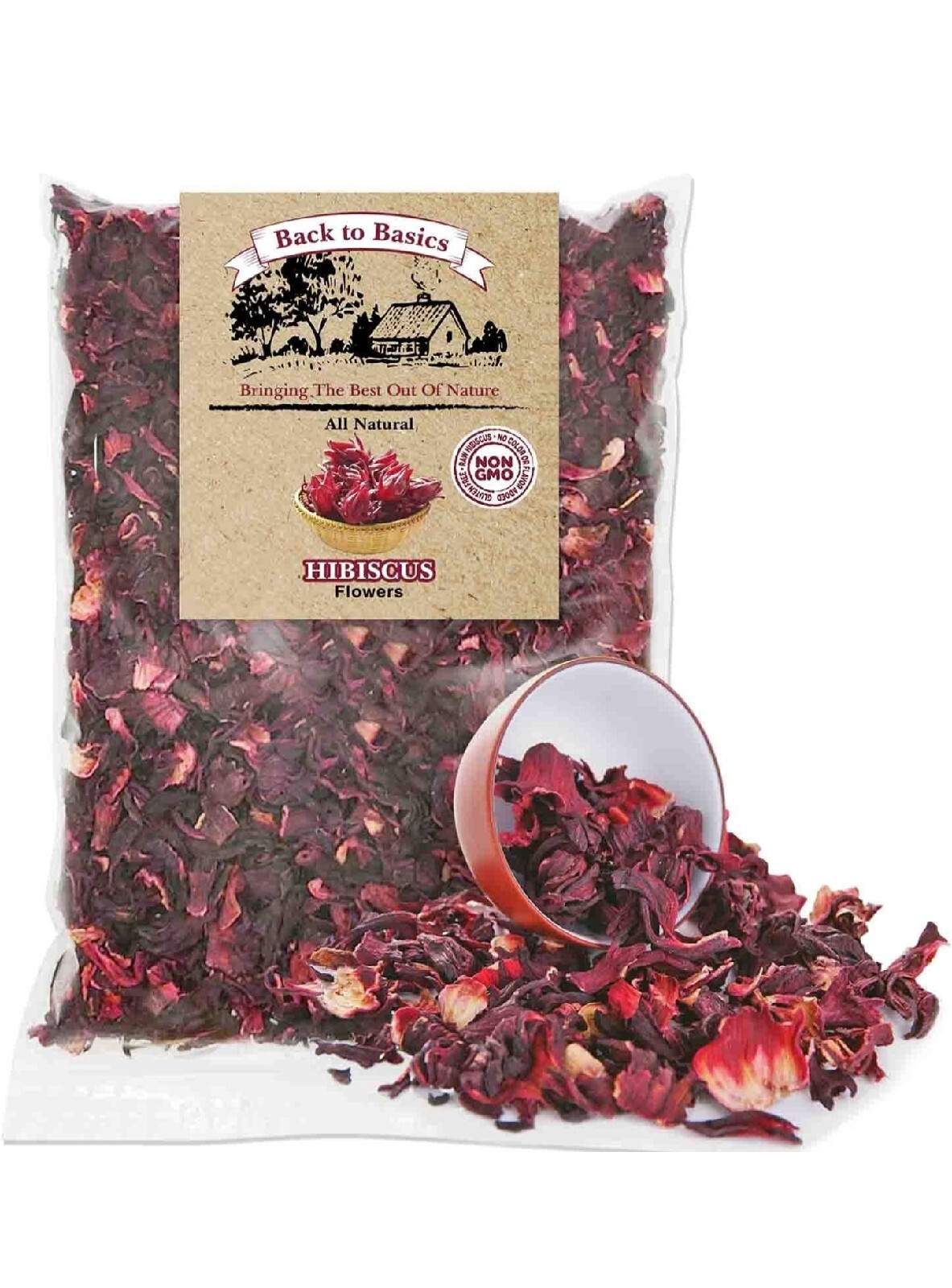 Back To Basics 1 LB 100% Premium Dried Hibiscus Flowers Tea,Jaimaica Tea gallery