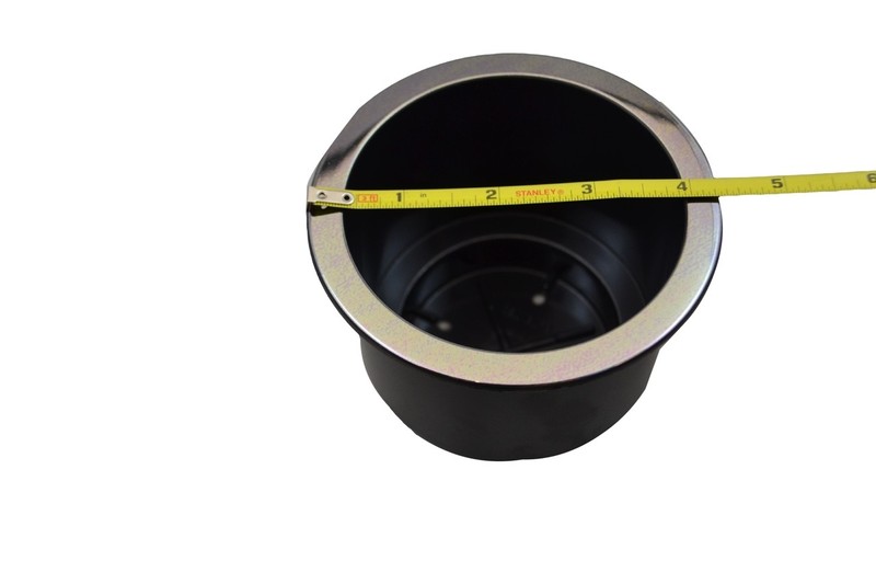 Plastic Chrome Lip Cup Holder For Sofa and Chairs 3.25" Tall 4.25" Diameter gallery