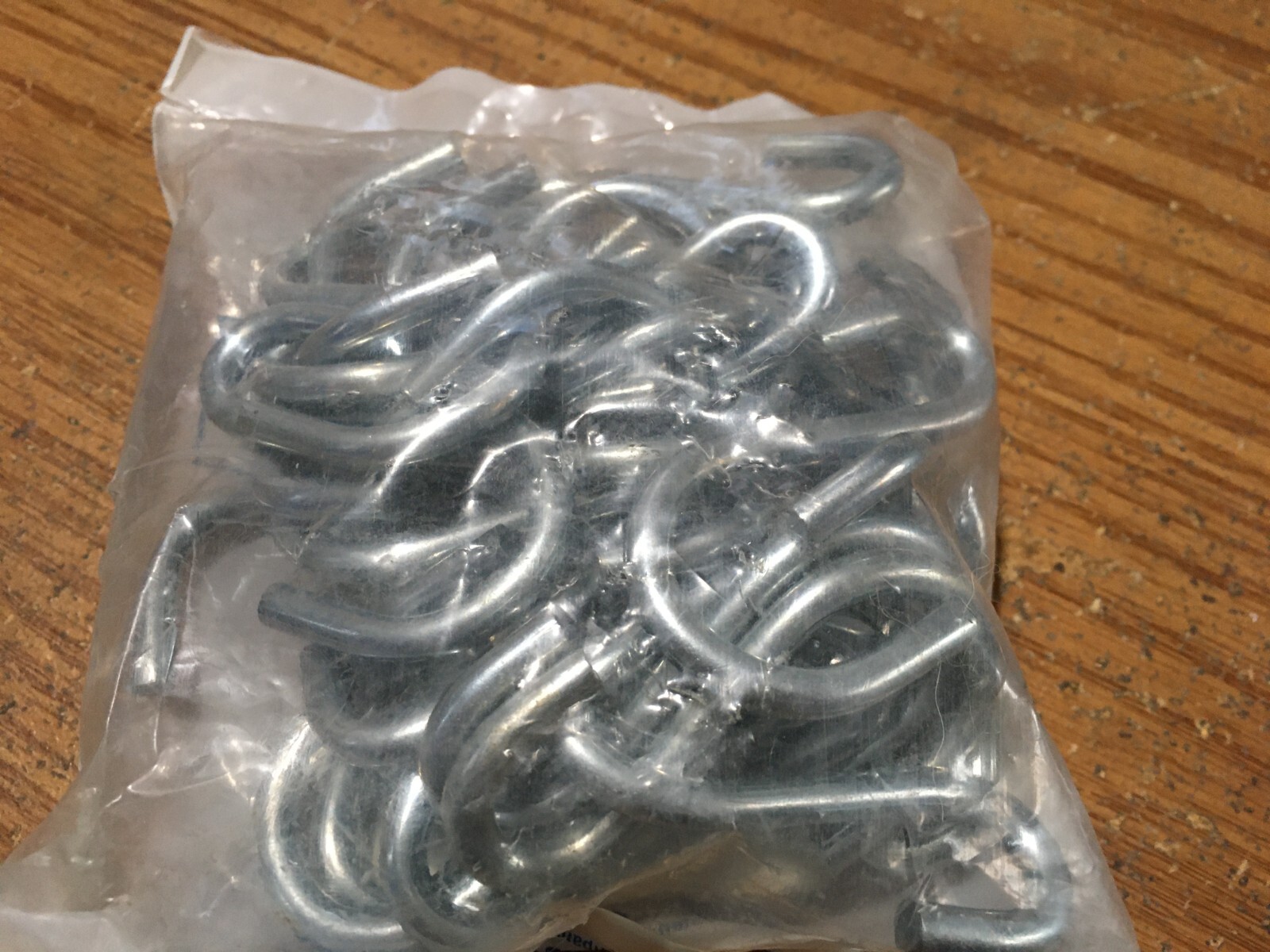 S-Hook #14 2"L-Inside .187"-Wire 53lb-WLL Zinc Plated Qty 25 gallery