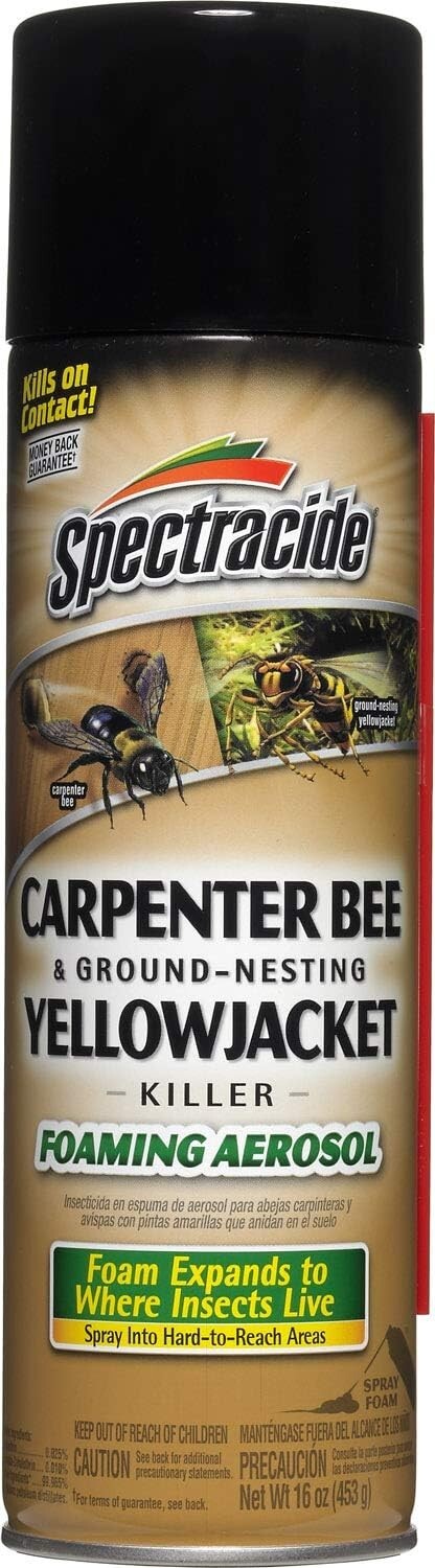 Spectracide Carpenter Bee & Nesting Yellowjacket Killer Spray 16Oz Each gallery