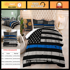 American Flag Comforter Bedding Set Full for Boys & Teens, 3D Oil Painting Desig