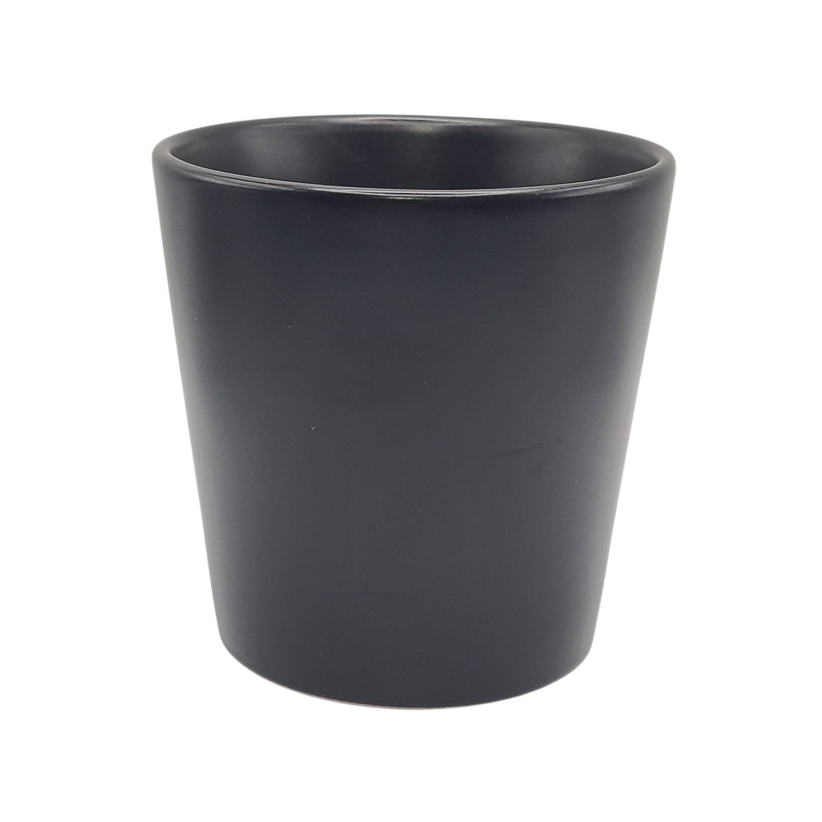 Stone + Lain Celina (Modern Coupe) Matte Black Stoneware Mug gallery