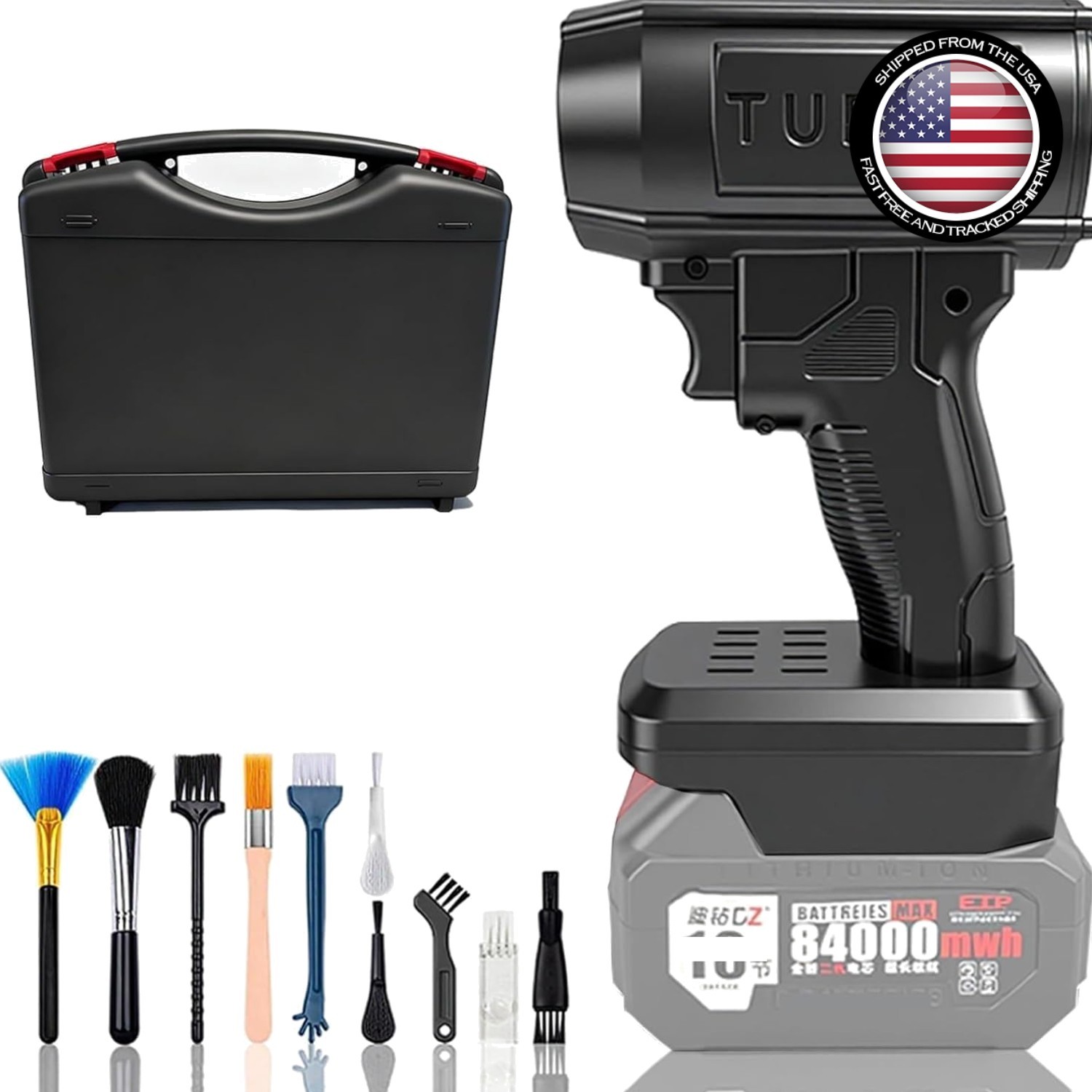 High-Speed 200 MPH Leaf Blower - Lightweight & Turbo Mode for Quick Cleanups gallery