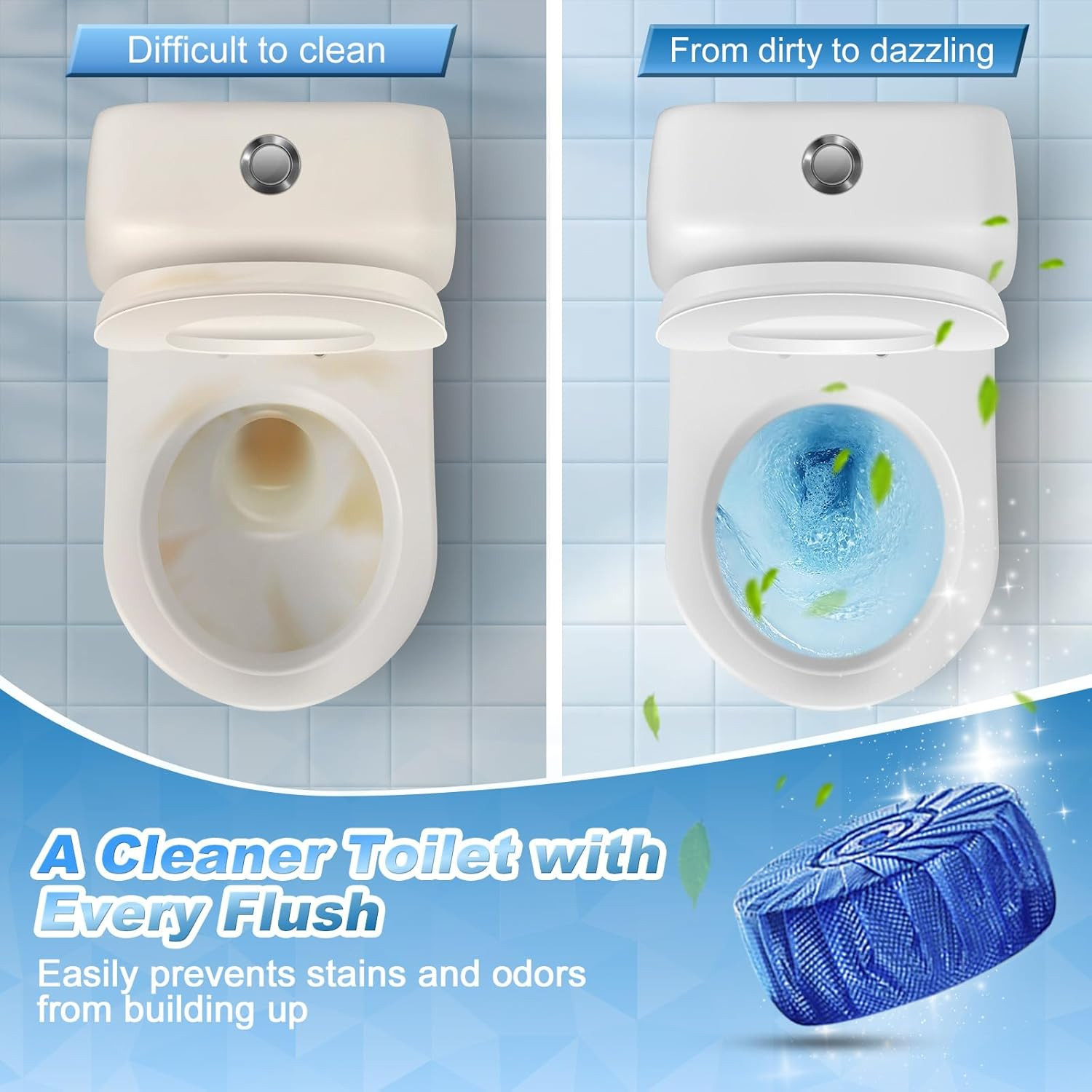 Multipurpose Bathroom Cleaners, 54 Pack Commercial & Household Toilet Bowl Clean gallery
