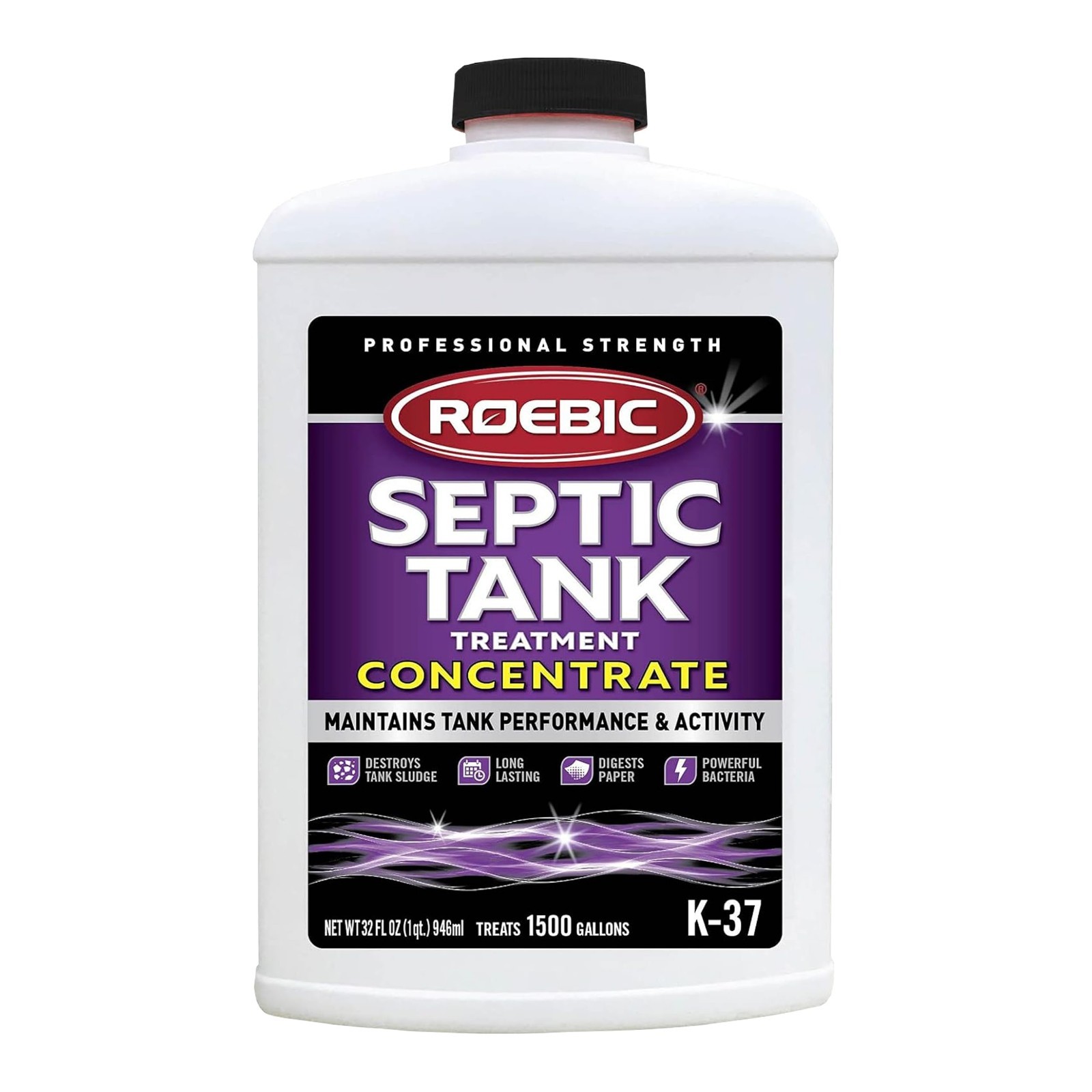 Septic Tank Treatment 32 oz Concentrate - Safe for All Plumbing Systems, Colorle gallery