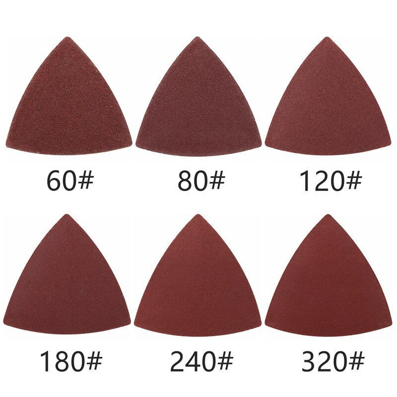 18pcs Oscillating Power Multi Tool Sanding Paper with Triangular Sanding Pad gallery