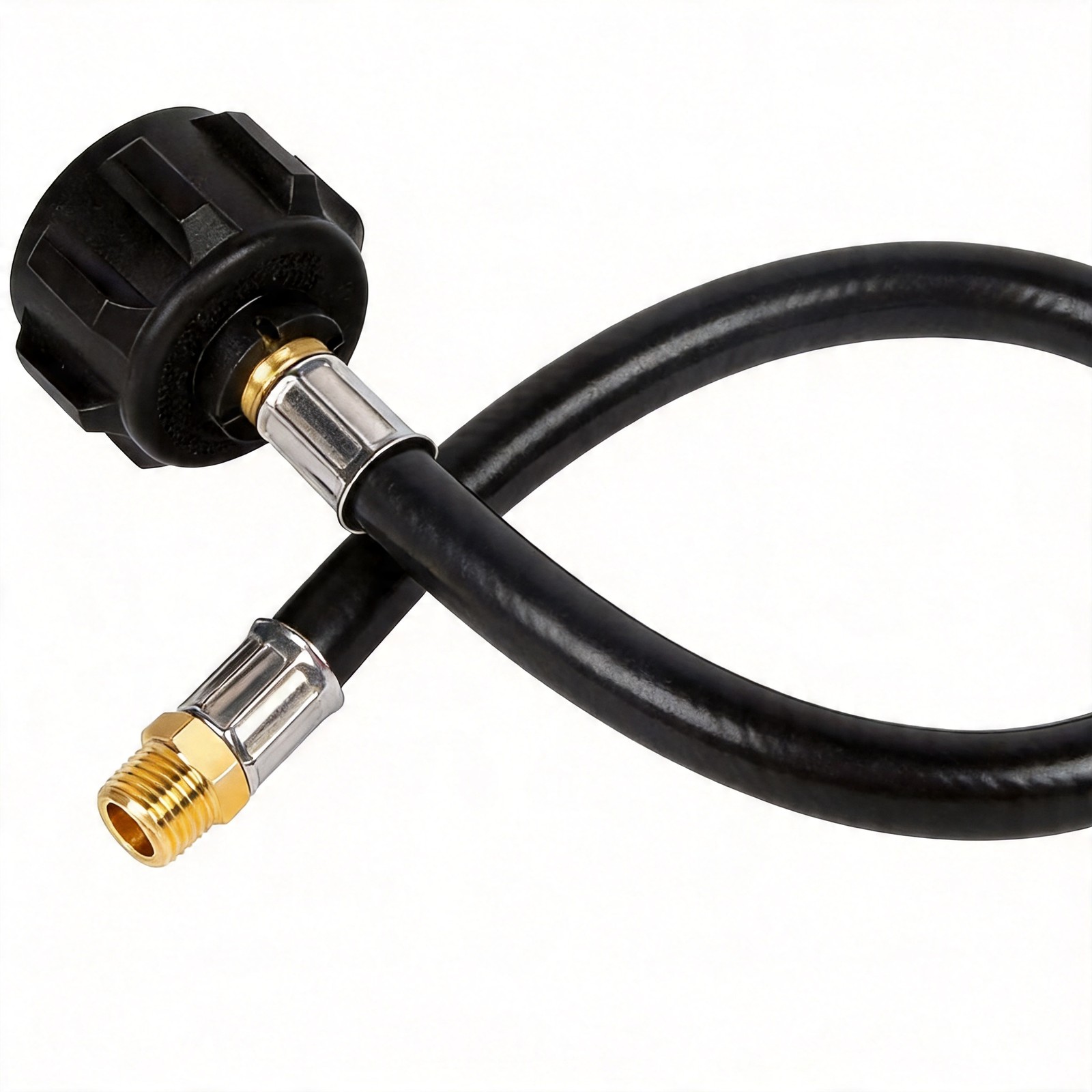 #NEW 2 Pack 15in RV Propane Pigtail Hose 1/4 Male NPT x QCC1 for Camper gallery