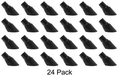 3/4″ Black Plastic Adjustable Baluster Connector for Tube Posts