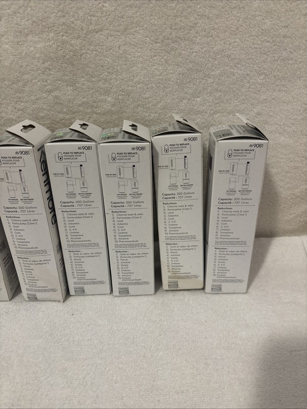 7 Pack Kenmore 46-9081 Replacement Refrigerator Water Filter. NEW SEALED gallery