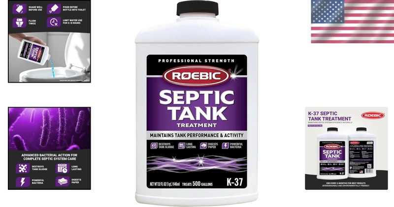 32 Oz Environmentally Safe Clog Remover for Septic Systems - Odor Control gallery